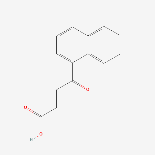 4-NAPHTHALEN-1-YL-4-OXO-BUTYRIC ACID (CAS: 4653-13-8) - Chemical Structure and Molecular Formula 