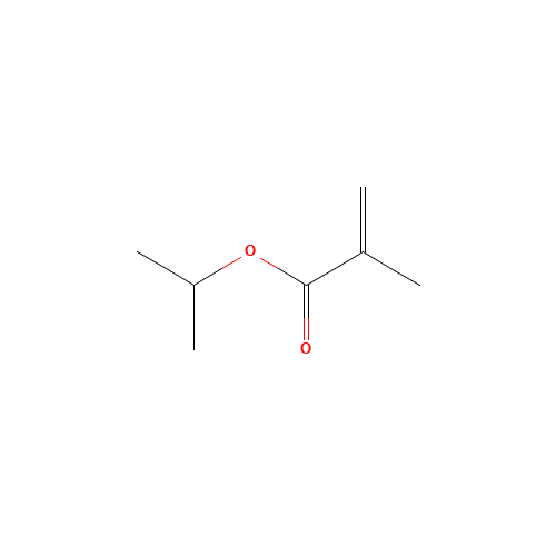 ISOPROPYL METHACRYLATE (CAS: 4655-34-9) - Chemical Structure and Molecular Formula 