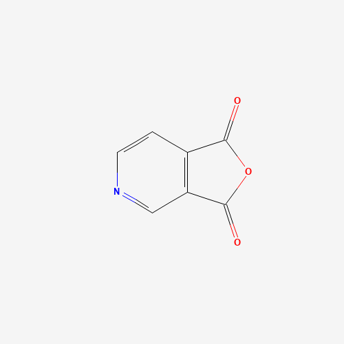PYRIDINE-3,4-DICARBOXYLIC ANHYDRIDE (CAS: 4664-08-8) - Chemical Structure and Molecular Formula 
