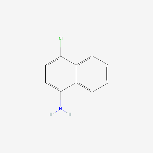 1-AMINO-4-CHLORONAPHTHALENE (CAS: 4684-12-2) - Chemical Structure and Molecular Formula 