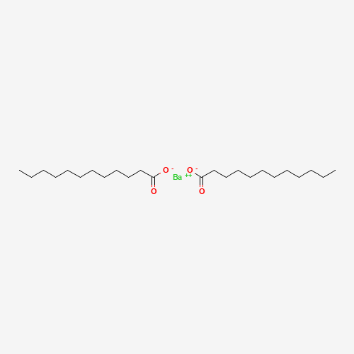 BARIUM LAURATE (CAS: 4696-57-5) - Chemical Structure and Molecular Formula 