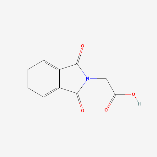 N-Phthaloylglycine (CAS: 4702-13-0) - Chemical Structure and Molecular Formula 