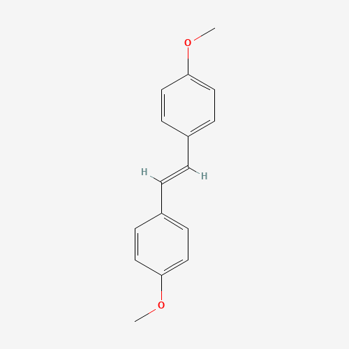 4,4'-DIMETHOXYSTILBENE (CAS: 4705-34-4) - Chemical Structure and Molecular Formula 