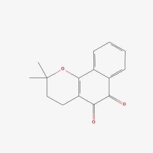 BETA-LAPACHONE (CAS: 4707-32-8) - Chemical Structure and Molecular Formula 