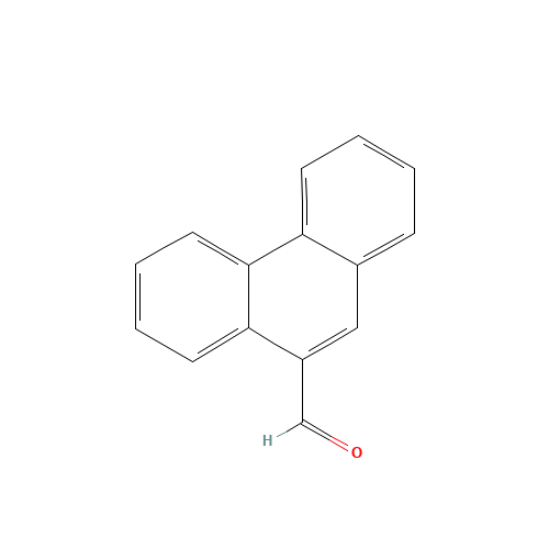 PHENANTHRENE-9-CARBOXALDEHYDE (CAS: 4707-71-5) - Chemical Structure and Molecular Formula 