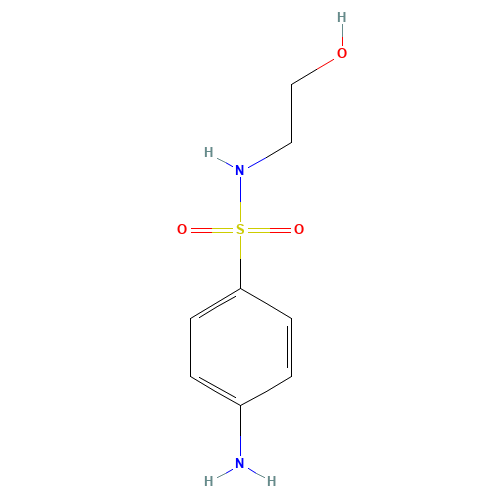 4-AMINO-N-(2-HYDROXYETHYL)BENZENESULFONAMIDE (CAS: 4862-94-6) - Related Chemical Product