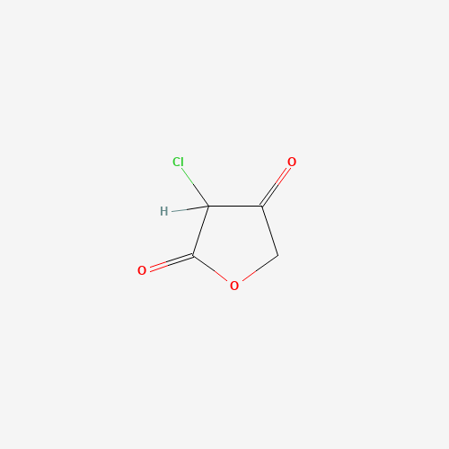 3-CHLORO-2,4(3H,5H)-FURANDIONE (CAS: 4971-55-5) - Chemical Structure and Molecular Formula 