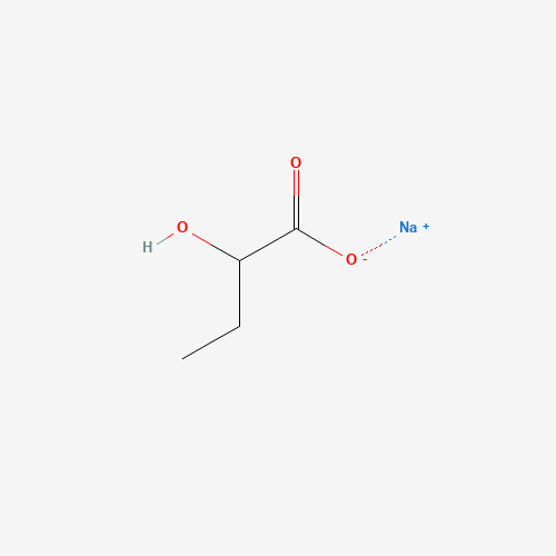 SODIUM 2-HYDROXYBUTYRATE (CAS: 5094-24-6) - Chemical Structure and Molecular Formula 