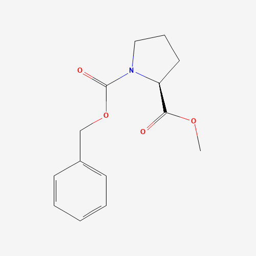 N-CARBOBENZYLOXY-L-PROLINE METHYL ESTER (CAS: 5211-23-4) - Chemical Structure and Molecular Formula 