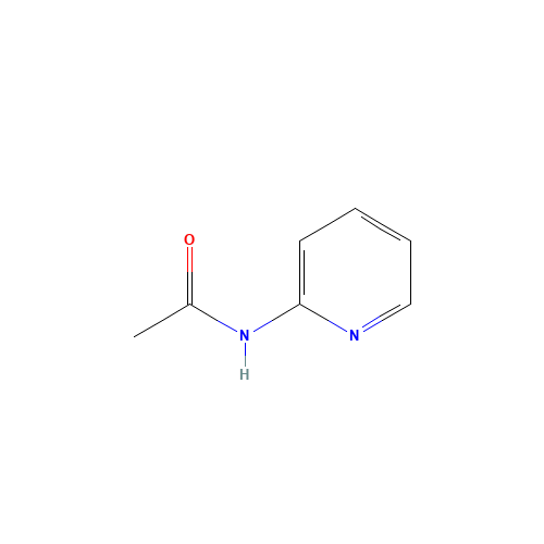 2-ACETAMIDOPYRIDINE (CAS: 5231-96-9) - Chemical Structure and Molecular Formula 