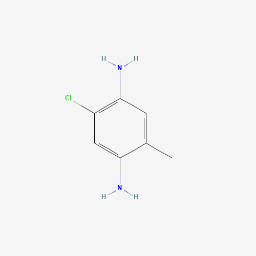 2-Chloro-5-methyl-1,4-phenylenediamine (CAS: 5307-03-9) - Chemical Structure and Molecular Formula 