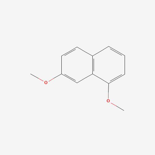 1,7-DIMETHOXYNAPHTHALENE (CAS: 5309-18-2) - Chemical Structure and Molecular Formula 