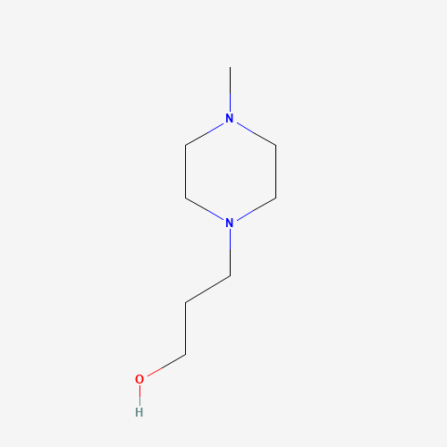 1-(3-HYDROXYPROPYL)-4-METHYLPIPERAZINE chemical structure 1-(3-HYDROXYPROPYL)-4-METHYLPIPERAZINE (CAS: 5317-33-9) - Chemical Structure and Molecular Formula