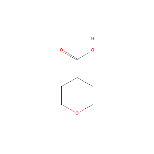 Tetrahydro-2H-pyran-4-carboxylic acid (CAS: 5337-03-1) - Chemical Structure and Molecular Formula 