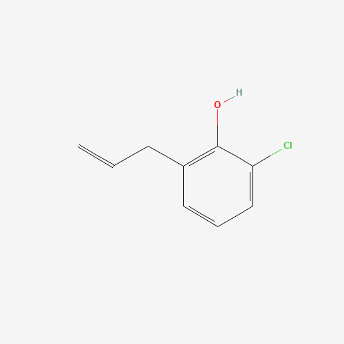 2-ALLYL-6-CHLOROPHENOL (CAS: 5348-07-2) - Chemical Structure and Molecular Formula 