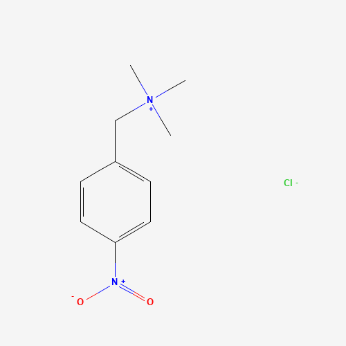 (4-NITROBENZYL)TRIMETHYLAMMONIUM CHLORIDE (CAS: 5350-96-9) - Chemical Structure and Molecular Formula 