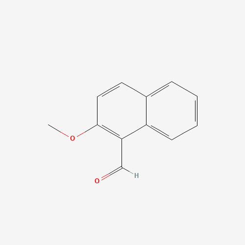 2-METHOXY-1-NAPHTHALDEHYDE (CAS: 5392-12-1) - Chemical Structure and Molecular Formula 