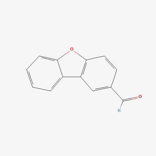 DIBENZOFURAN-2-CARBOXALDEHYDE (CAS: 5397-82-0) - Chemical Structure and Molecular Formula 
