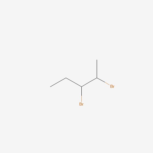 2,3-DIBROMOPENTANE (CAS: 5398-25-4) - Chemical Structure and Molecular Formula 