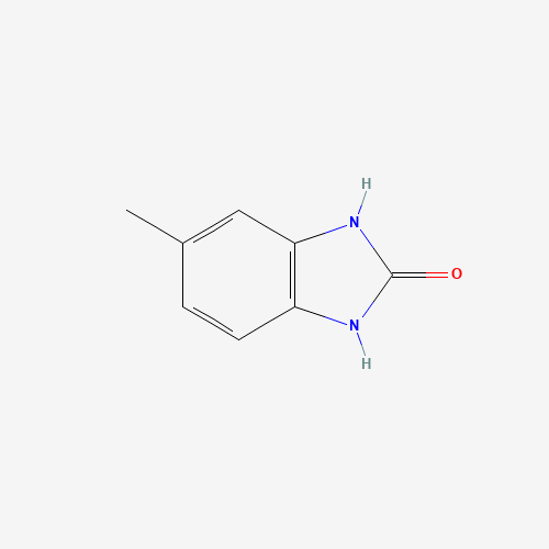 5-METHYL-1,3-DIHYDRO-BENZIMIDAZOL-2-ONE (CAS: 5400-75-9) - Chemical Structure and Molecular Formula 