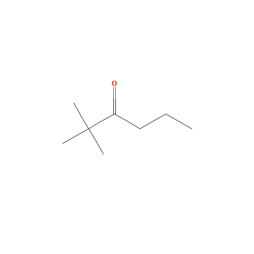 2,2-DIMETHYL-3-HEXANONE (CAS: 5405-79-8) - Chemical Structure and Molecular Formula 