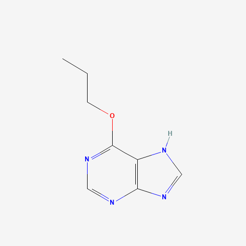 6-N-PROPOXYPURINE (CAS: 5417-86-7) - Chemical Structure and Molecular Formula 