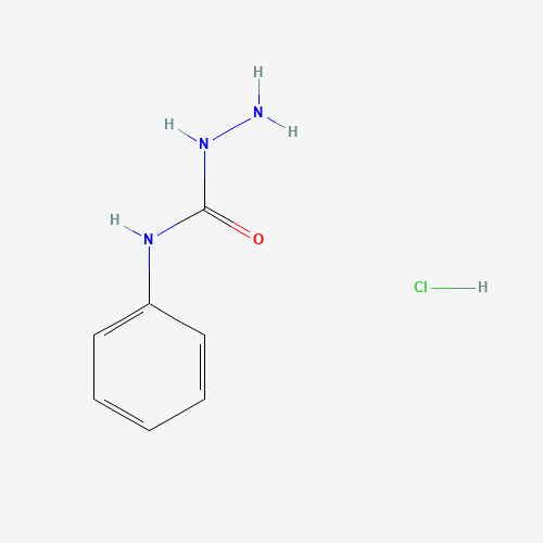 4-PHENYLSEMICARBAZIDE HYDROCHLORIDE (CAS: 5441-14-5) - Chemical Structure and Molecular Formula 