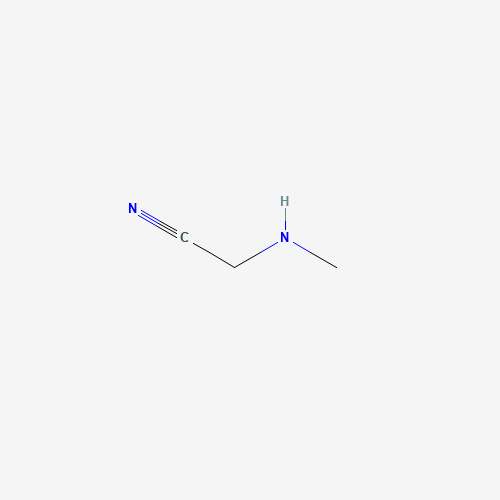 METHYLAMINOACETONITRILE (CAS: 5616-32-0) - Chemical Structure and Molecular Formula 