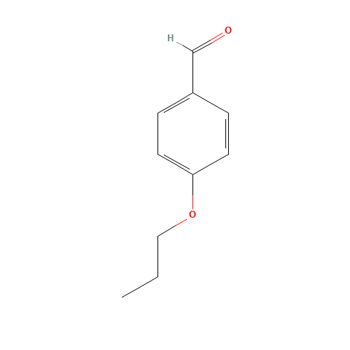 4-N-PROPOXYBENZALDEHYDE (CAS: 5736-85-6) - Chemical Structure and Molecular Formula 