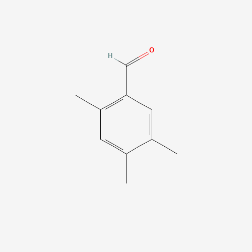 2,4,5-TRIMETHYLBENZALDEHYDE (CAS: 5779-72-6) - Chemical Structure and Molecular Formula 