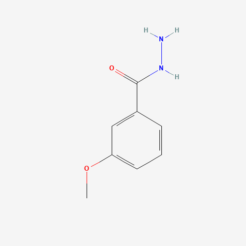 3-METHOXYBENZHYDRAZIDE (CAS: 5785-06-8) - Chemical Structure and Molecular Formula 