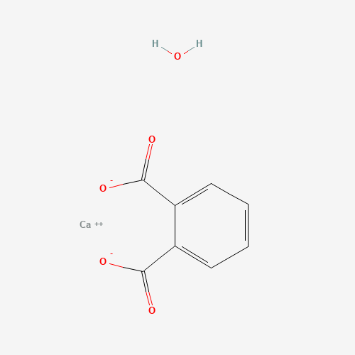CALCIUM PHTHALATE HYDRATE (CAS: 5793-85-1) - Chemical Structure and Molecular Formula 