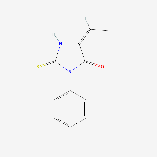 PHENYLTHIOHYDANTOIN-DELTA-THREONINE (CAS: 5800-50-0) - Chemical Structure and Molecular Formula 
