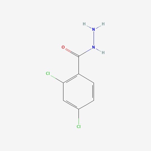 2,4-DICHLOROBENZHYDRAZIDE (CAS: 5814-06-2) - Chemical Structure and Molecular Formula 