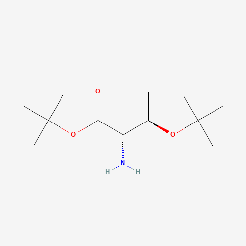 H-THR(TBU)-OTBU (CAS: 5854-78-4) - Chemical Structure and Molecular Formula 