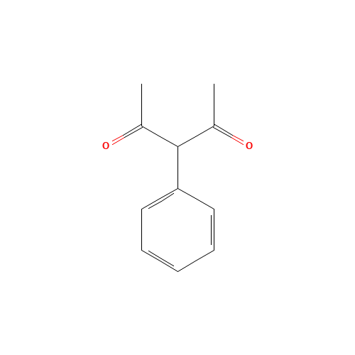 3-Phenyl-2,4-pentanedione (CAS: 5910-25-8) - Chemical Structure and Molecular Formula 