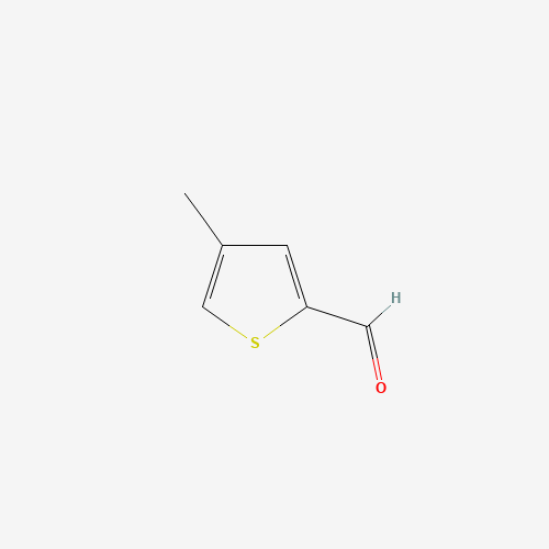 4-METHYLTHIOPHENE-2-CARBOXALDEHYDE (CAS: 6030-36-0) - Chemical Structure and Molecular Formula 