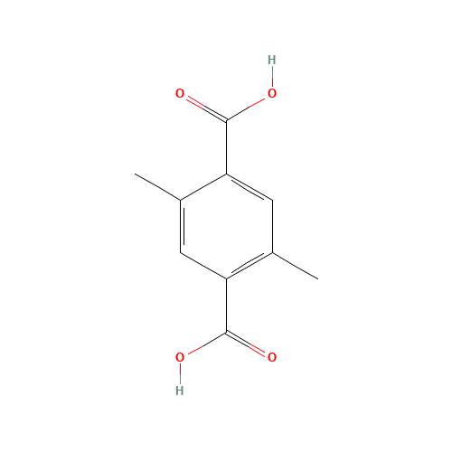 2,5-DIMETHYLTEREPHTHALIC ACID (CAS: 6051-66-7) - Chemical Structure and Molecular Formula 
