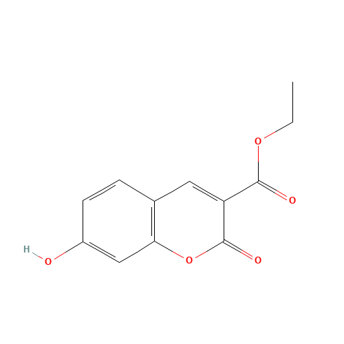 3-CARBETHOXYUMBELIFERONE (CAS: 6093-71-6) - Chemical Structure and Molecular Formula 