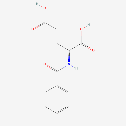 BZ-GLU-OH (CAS: 6094-36-6) - Chemical Structure and Molecular Formula 