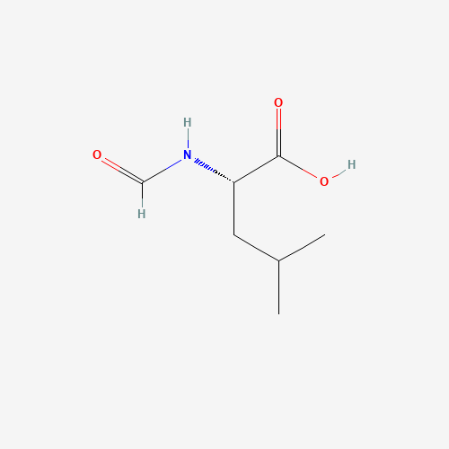 N-FORMYL-L-LEUCINE (CAS: 6113-61-7) - Chemical Structure and Molecular Formula 