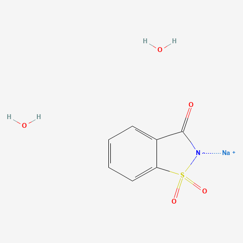 Saccharin sodium dihydrate chemical structure Saccharin sodium dihydrate (CAS: 6155-57-3) - Chemical Structure and Molecular Formula