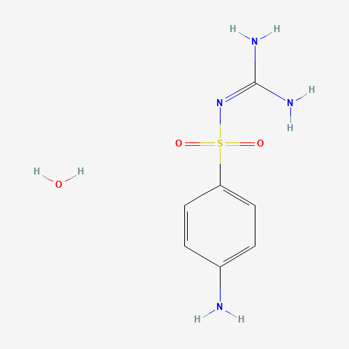 SULFAGUANIDINE MONOHYDRATE (CAS: 6190-55-2) - Chemical Structure and Molecular Formula 