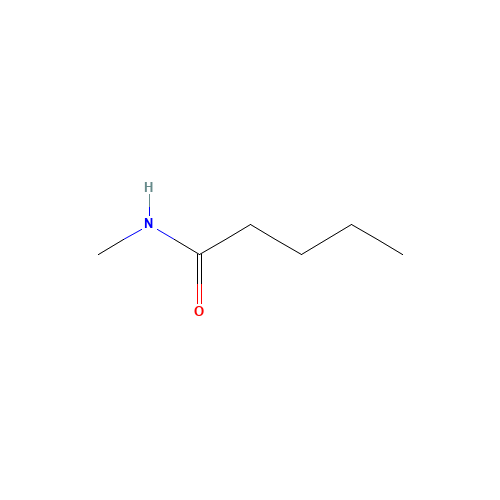 N-METHYLVALERAMIDE (CAS: 6225-10-1) - Chemical Structure and Molecular Formula 
