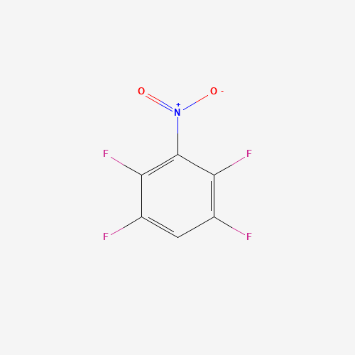 2,3,5,6-TETRAFLUORONITROBENZENE (CAS: 6257-03-0) - Chemical Structure and Molecular Formula 