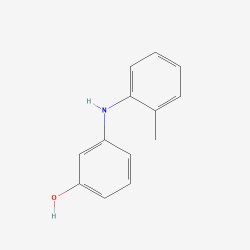 m-(o-Toluidino)phenol (CAS: 6264-98-8) - Chemical Structure and Molecular Formula 