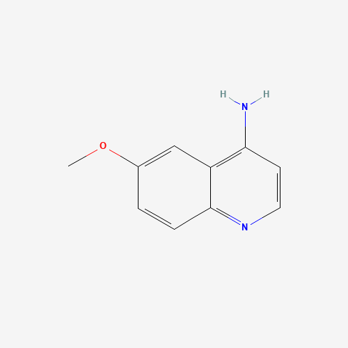 4-AMINO-6-METHOXYQUINOLINE (CAS: 6279-51-2) - Chemical Structure and Molecular Formula 