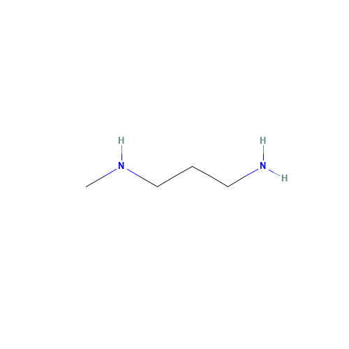 N-METHYL-1,3-PROPANEDIAMINE (CAS: 6291-84-5) - Chemical Structure and Molecular Formula 