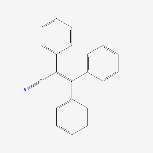 TRIPHENYLACRYLONITRILE (CAS: 6304-33-2) - Chemical Structure and Molecular Formula 