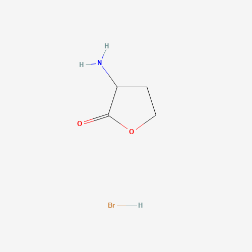 ALPHA-AMINO-GAMMA-BUTYROLACTONE HYDROBROMIDE (CAS: 6305-38-0) - Chemical Structure and Molecular Formula 